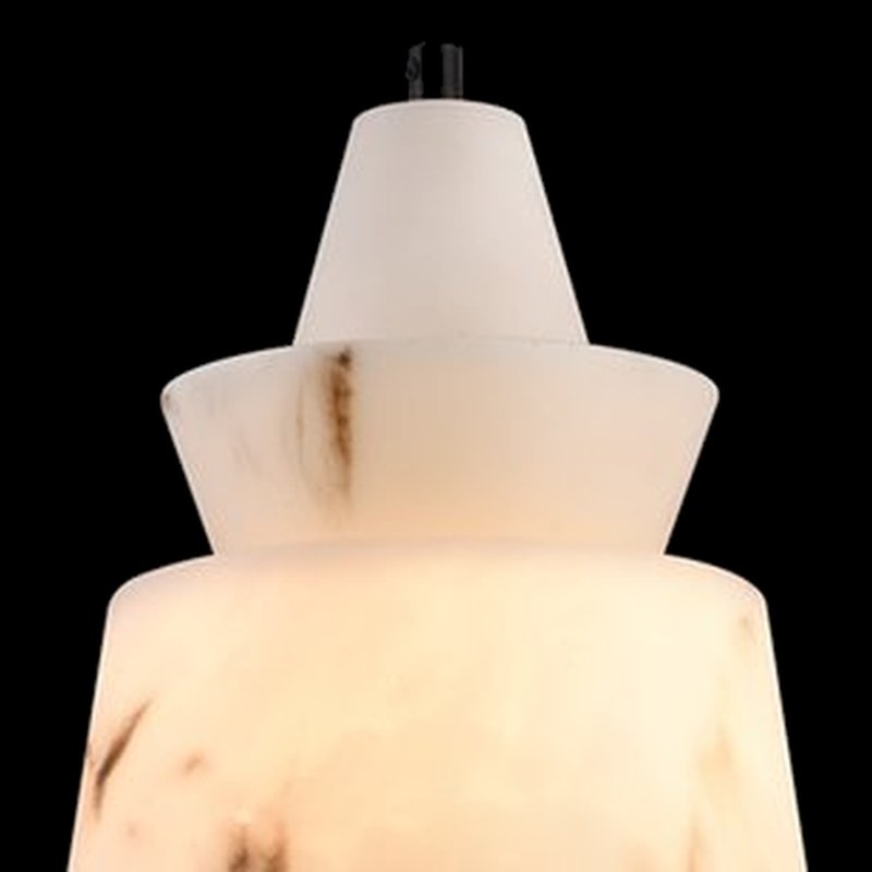 Tiered Alabaster Pendant Light
