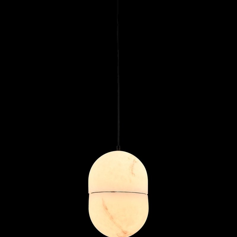Drum Alabaster Pendant