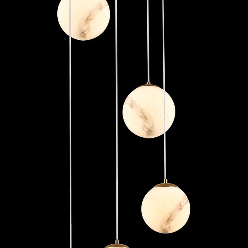 Half-Moon Alabaster Pendant