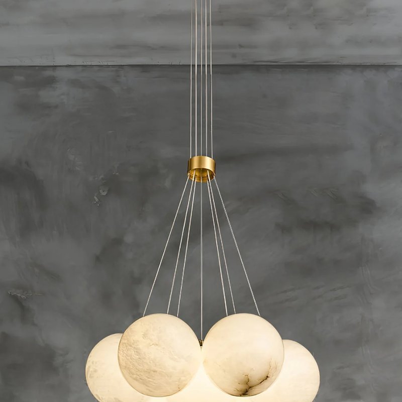 Slim Alabaster Pendant