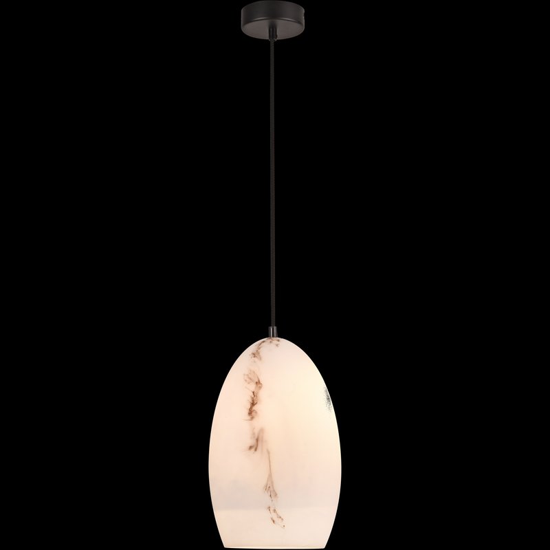Egg-Shape Alabaster Pendant