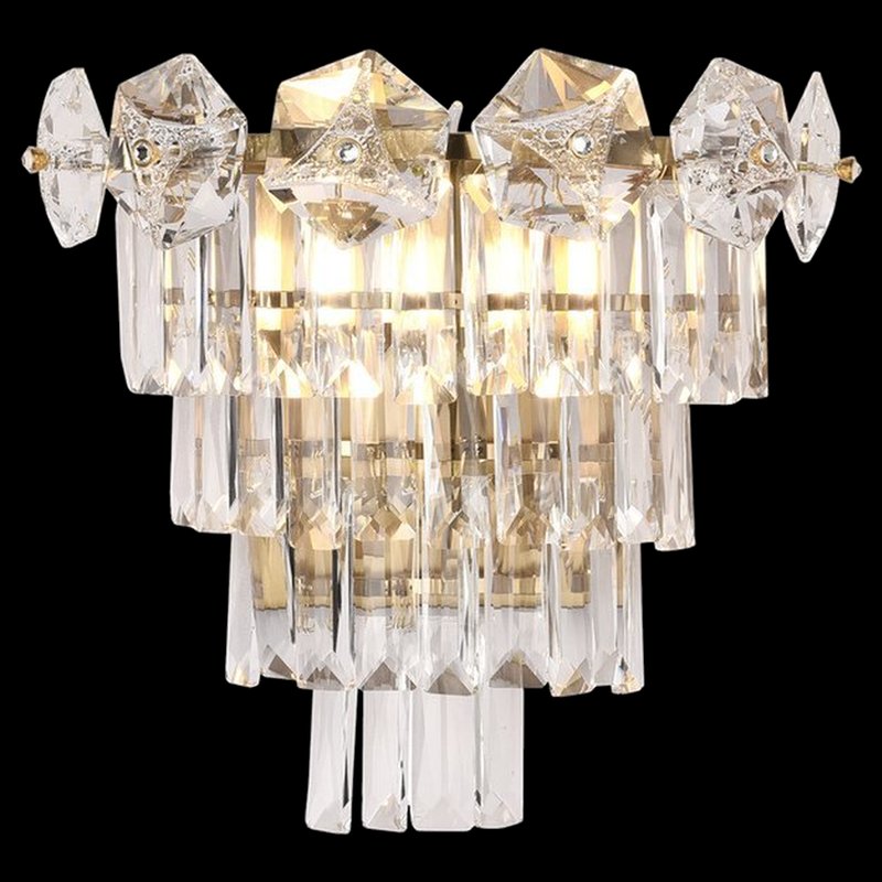Cascade Crystal Wall Sconce