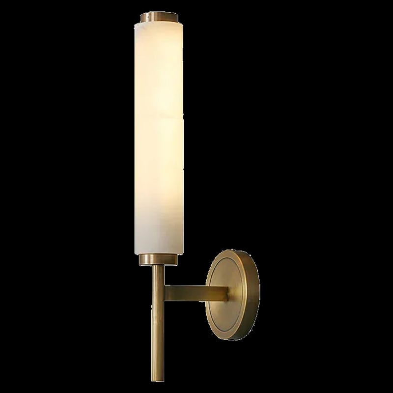Brindisi Alabaster Candle Style Wall Lamp